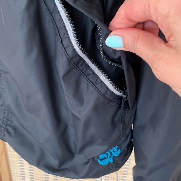 Diesel men’s black hooded windbreaker jacket, size Large - Picture 5 of 16